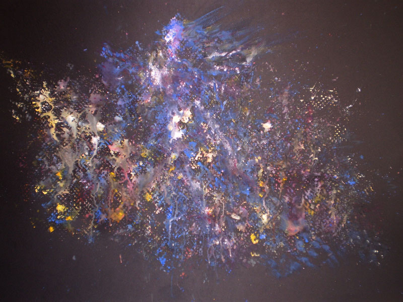 Acuarela "Pleurs de mon âme" de Meres Barreira.