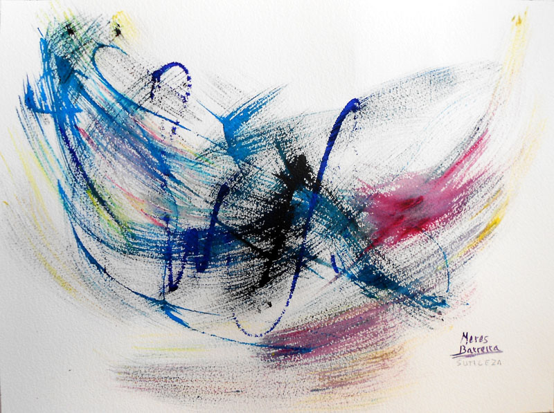 Acuarela "Sutileza" de Meres Barreira.